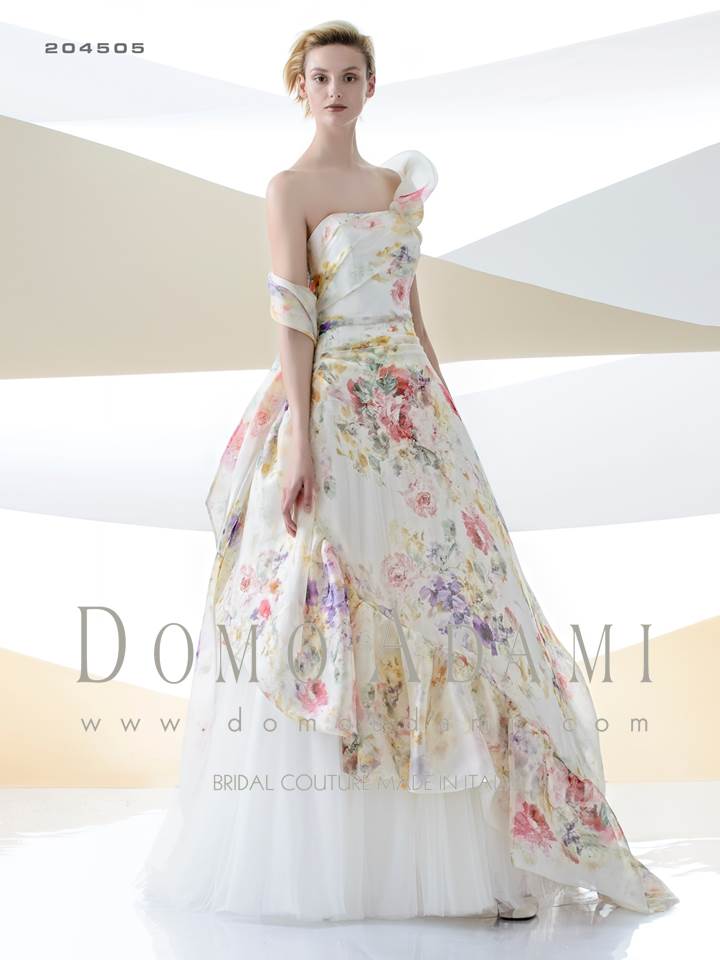 puoi trovare gli abiti domo adami da boutique cherie moda sposi
